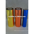 Colored metallized pet film